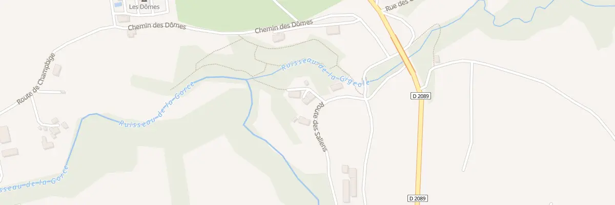Plan du 5081 Rte des Saliens à Nébouzat