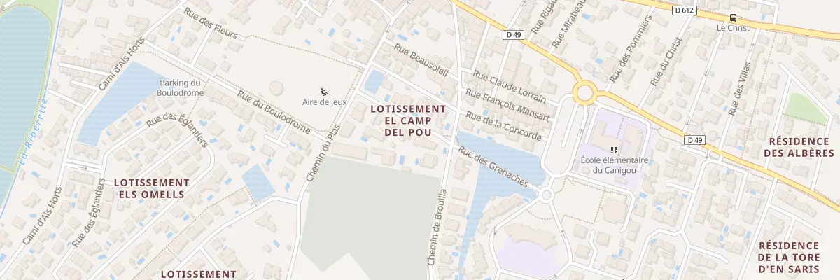 Plan du 2 Rue Camp Del Pou à Bages