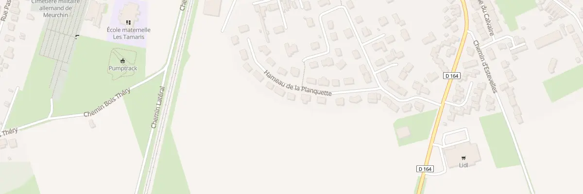 Plan du 39 Rue du Hameau de la Planquette à Meurchin