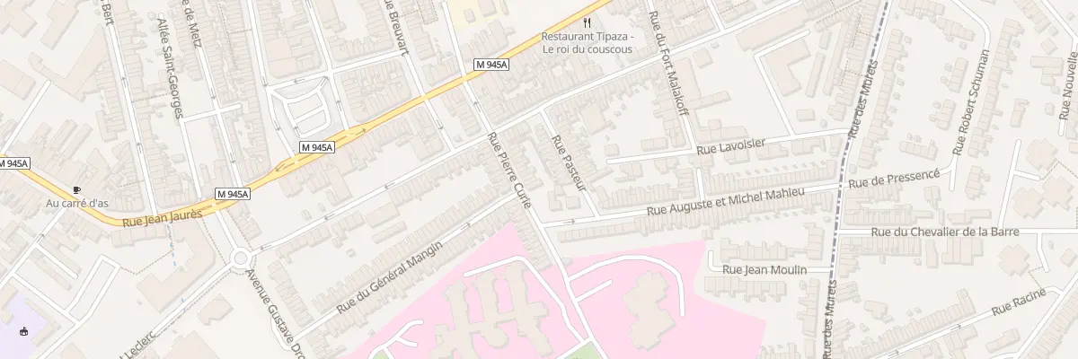 Plan du 23 Rue Pierre Curie à Armentières