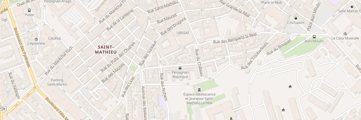 Plan du 42 Rue des Rois-de-Majorque à Perpignan