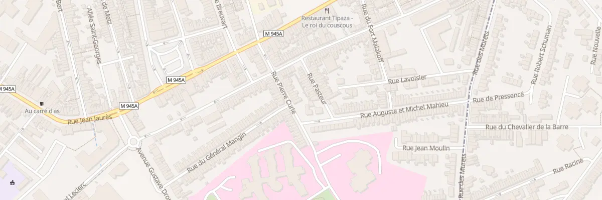 Plan du 25 Rue Pierre Curie à Armentières