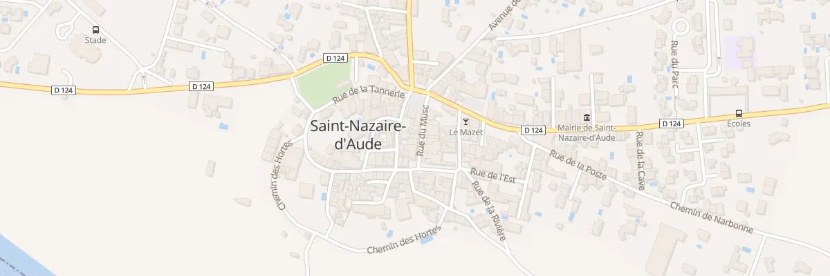 Plan du 52A Rue du Musc à Saint-Nazaire-d’Aude