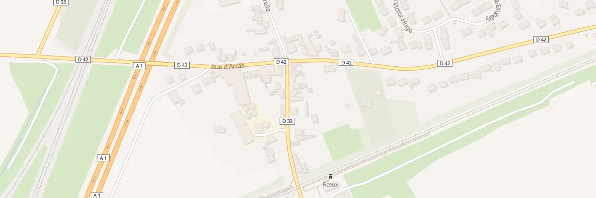 Plan du 13 Rue de la Gare à Rœux