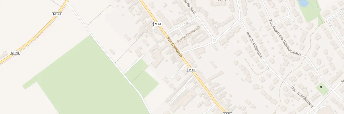 Plan du 547 Rue Gambetta à Sainghin-en-Weppes