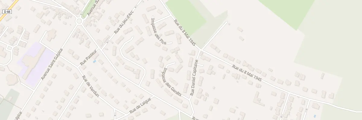 Plan du 24 Imp des Genêts au Plessis-Brion
