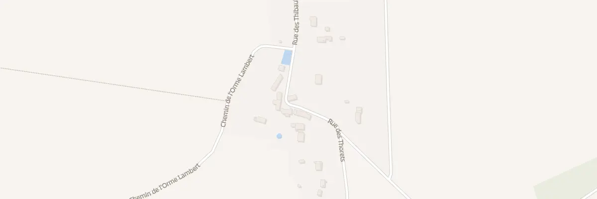 Plan du 14 Rue des Thorêts à Chevry-sous-le-Bignon