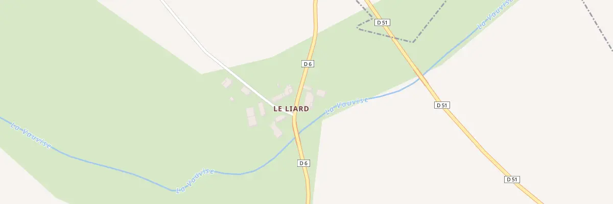 Plan du 2 Le Liard à Garigny