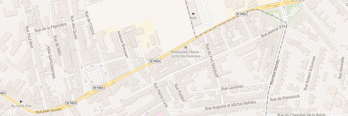 Plan du 86 Rue des Deportes à Armentières