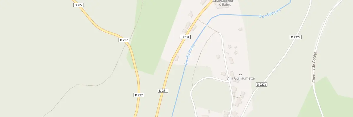 Plan du 5147 Le Bourg à Châteauneuf-les-Bains