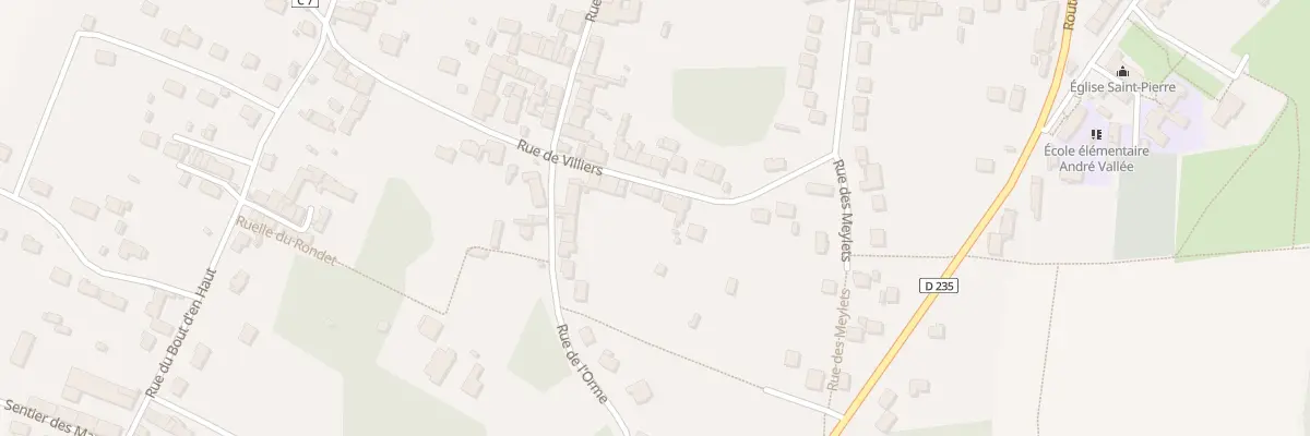 Plan du 15 Rue de Villiers à Voulangis
