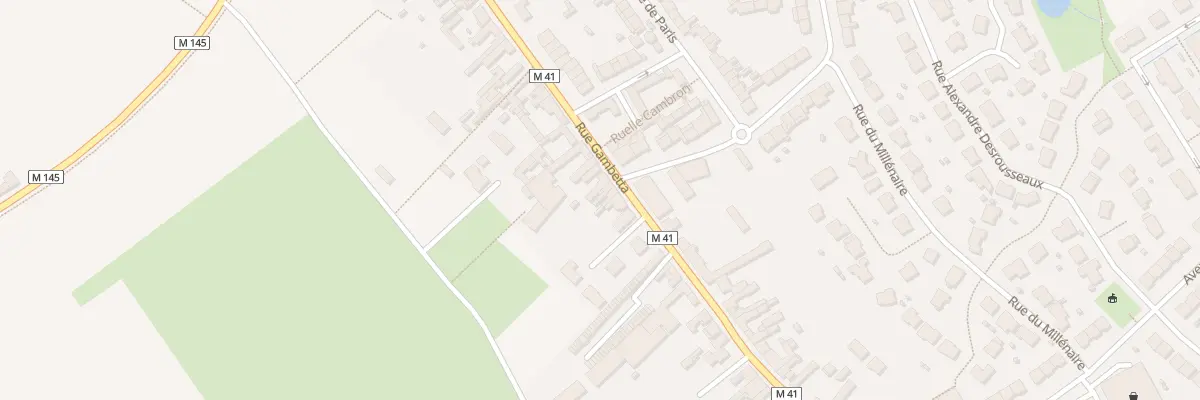 Plan du 537 Rue Gambetta à Sainghin-en-Weppes