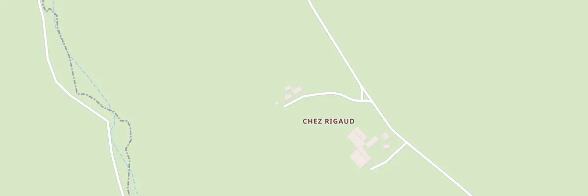 Plan du 2 Chez Rigaud à Servant