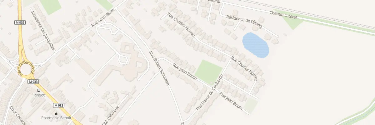 Plan du 6 Rue Jean Bouin à La Chapelle-d’Armentières