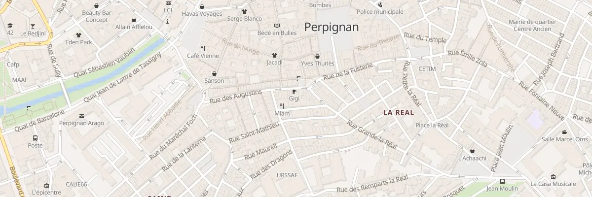 Plan du 48 Rue des Augustins à Perpignan