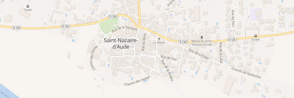 Plan du 62 Rue du Musc à Saint-Nazaire-d’Aude