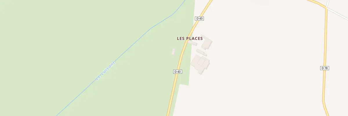 Plan du 216A Les Places à Germigny-l’Exempt