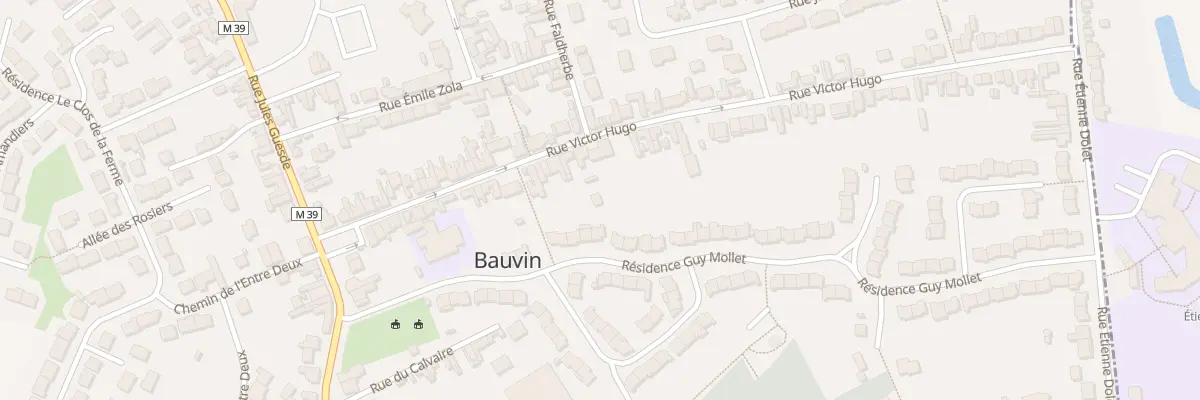 Plan du 30 Rue Victor Hugo à Bauvin