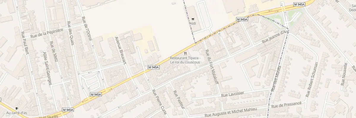Plan du 92 Rue des Deportes à Armentières