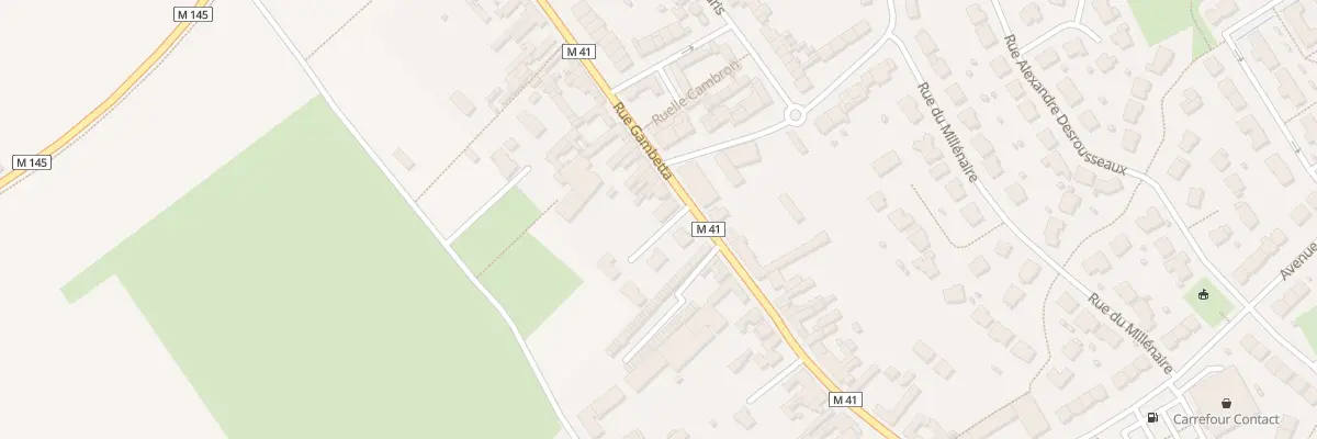 Plan du 513 Rue Gambetta à Sainghin-en-Weppes