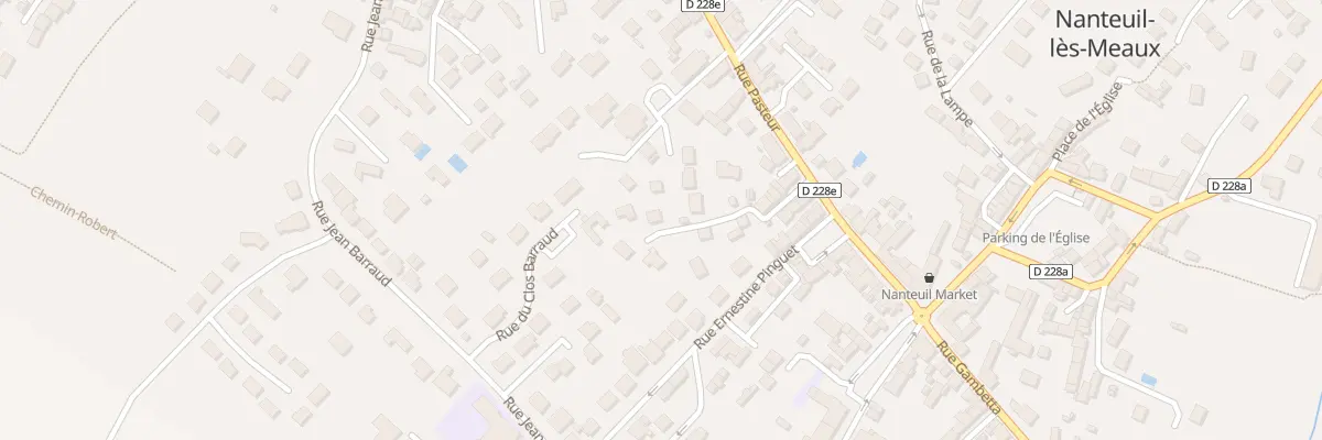 Plan du 25I Rue Pasteur à Nanteuil-lès-Meaux