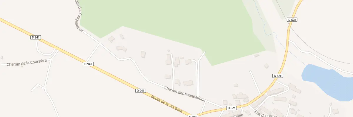 Plan du 12B Che des Fougeadoux - Courteix à Saint-Ours
