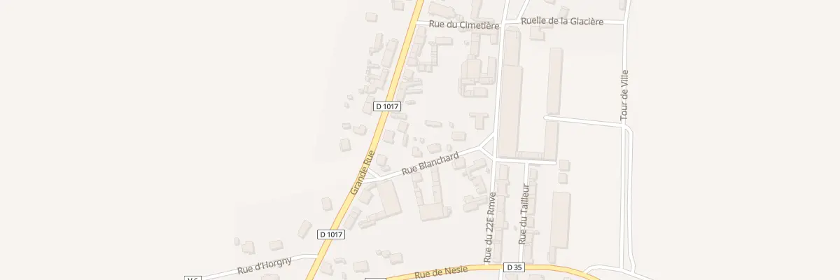 Plan du 6 Rue Blanchard à Villers-Carbonnel