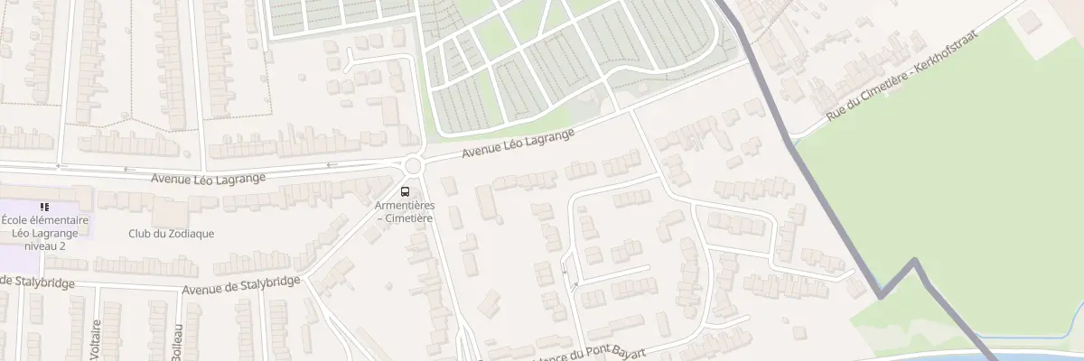 Plan du 246 Av Leo Lagrange à Armentières
