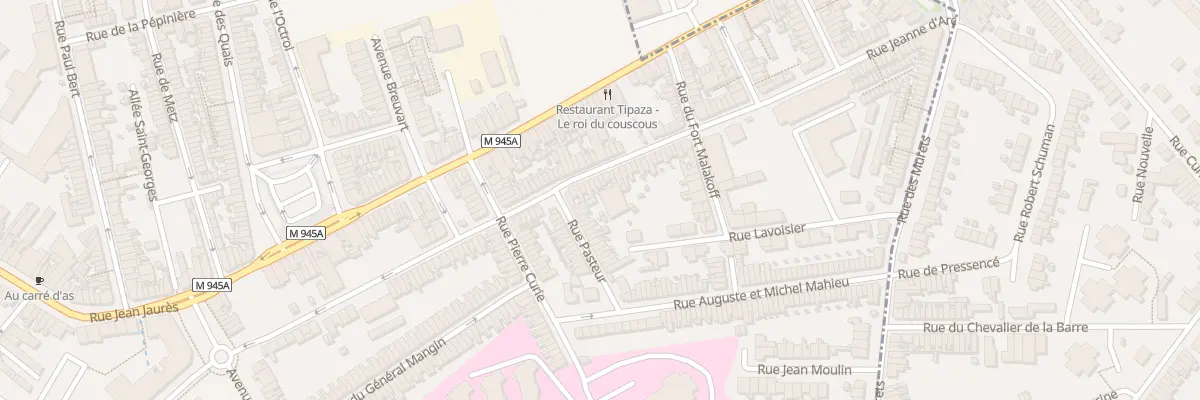 Plan du 122 Rue Jeanne d’Arc à Armentières