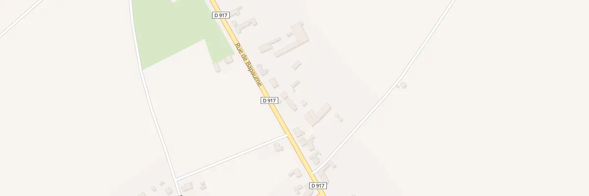 Plan du 10 Rue de Bapaume au Transloy
