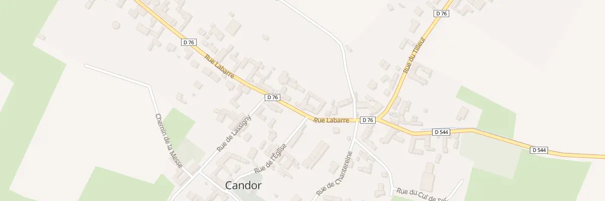 Plan du 6 Rue Labarre à Candor