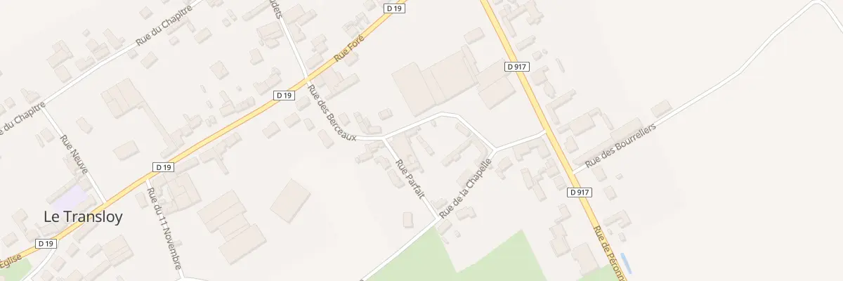 Plan du 14 Rue des Berceaux au Transloy