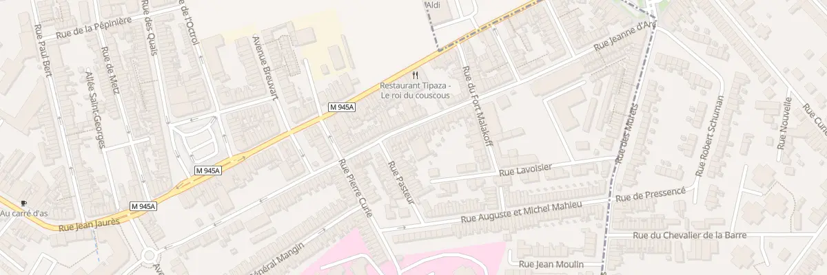 Plan du 126 Rue Jeanne d’Arc à Armentières