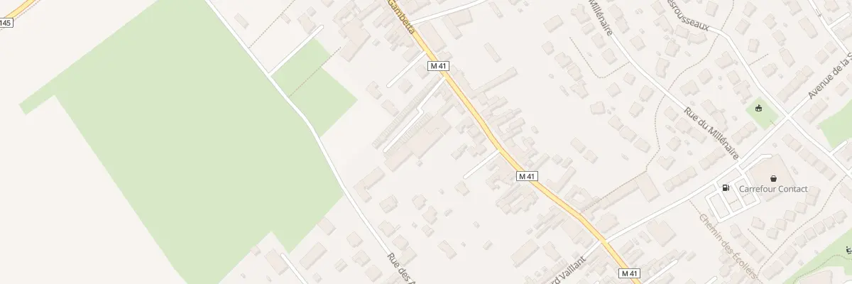 Plan du 445 Rue Gambetta à Sainghin-en-Weppes