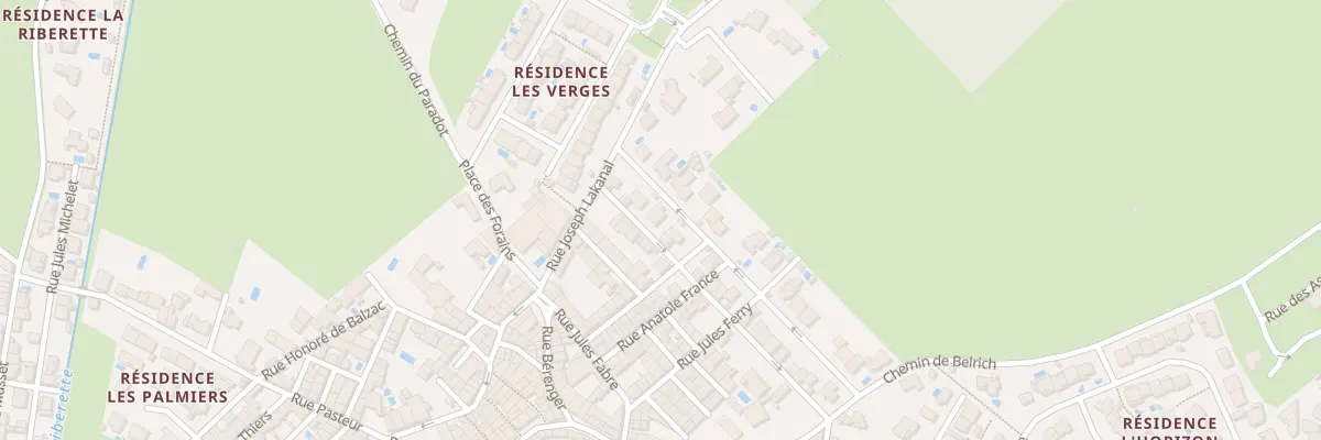 Plan du 6 Rue Lafayette à Bages