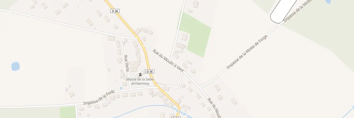 Plan du 2 Rue de Thorailles à La Selle-en-Hermoy