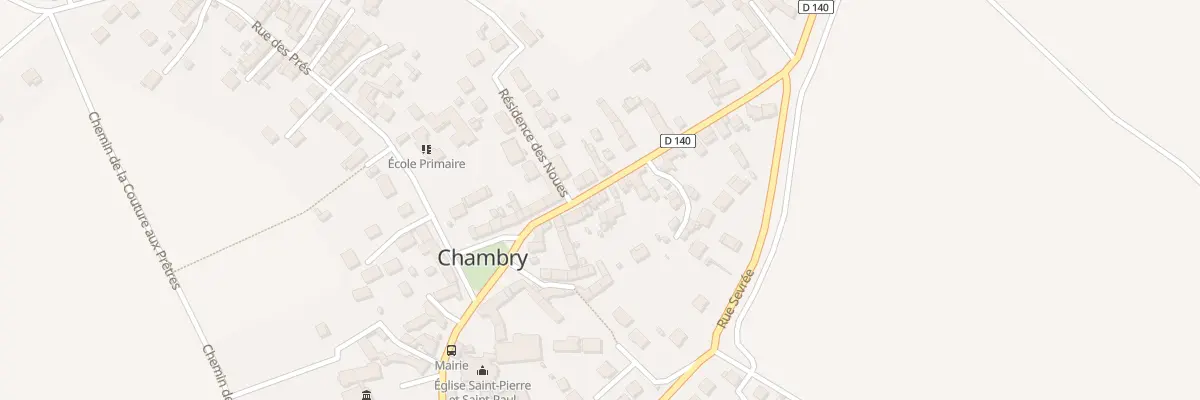 Plan du 22B Rue d’Ortheuil à Chambry