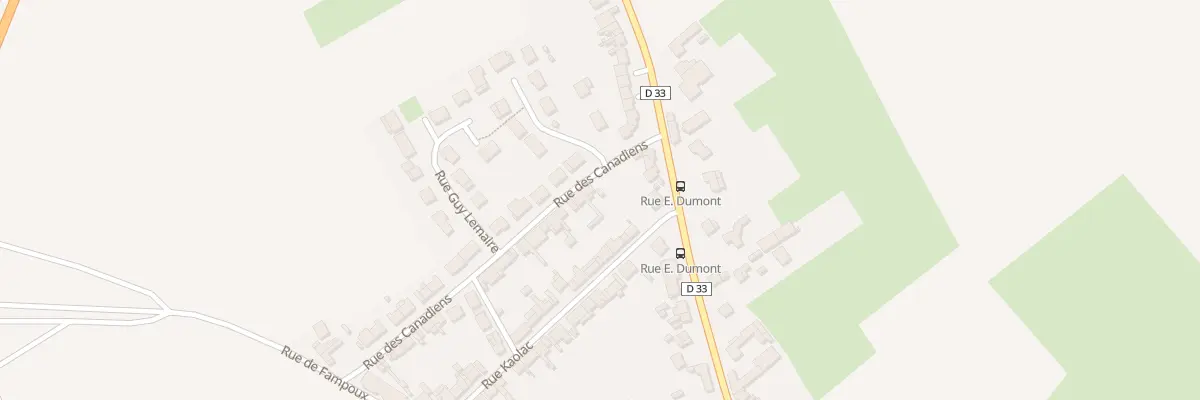 Plan du 2 Rue des Canadiens à Rœux