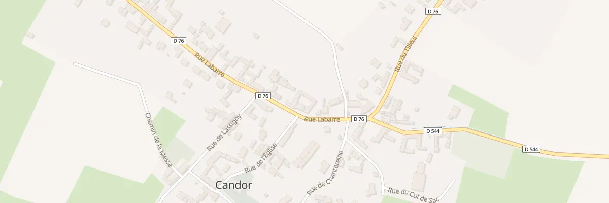 Plan du 4 Rue Labarre à Candor