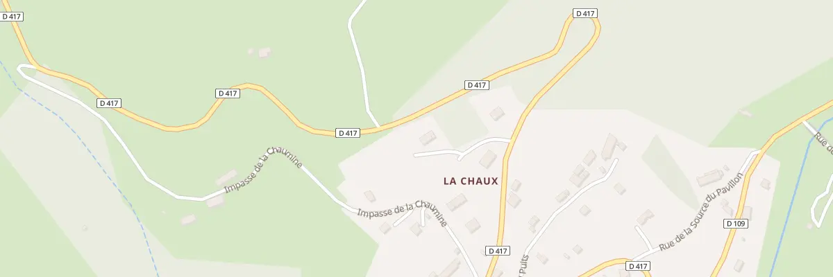 Plan du 5414 La Chaux à Châteauneuf-les-Bains