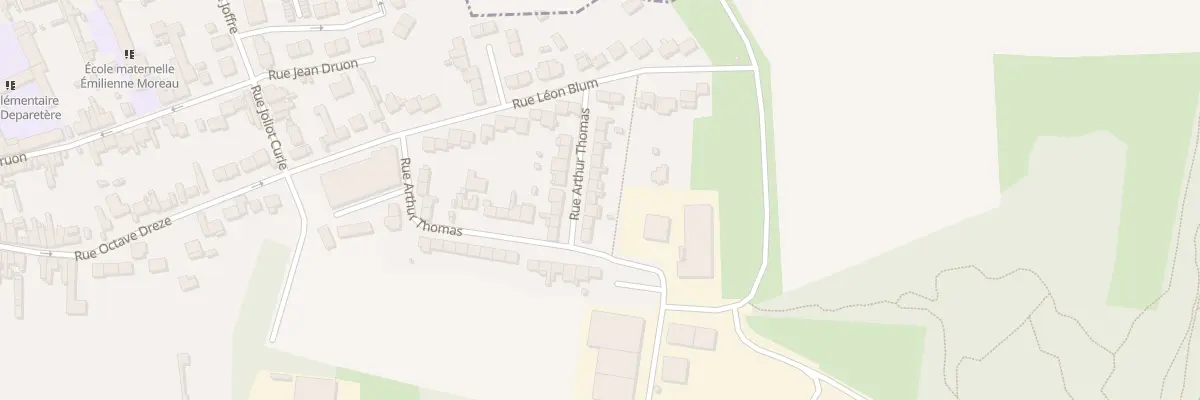 Plan du 40 Rue Thomas à Pont-à-Vendin