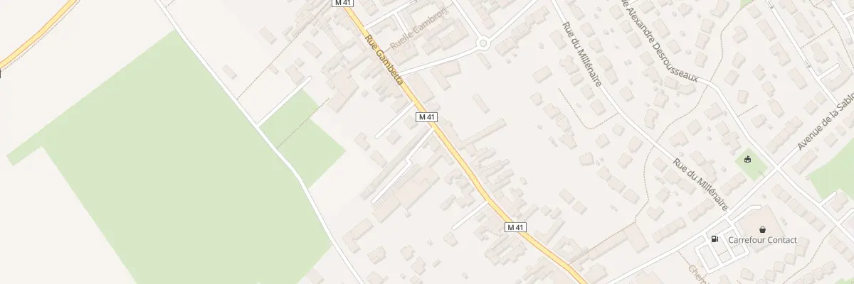 Plan du 465 Rue Gambetta à Sainghin-en-Weppes