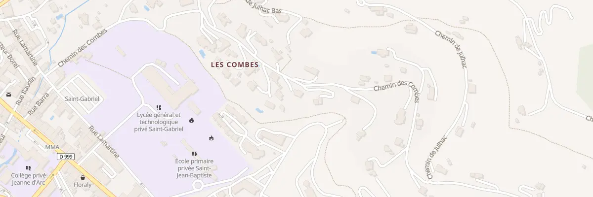 Plan du 525 Che des Combes à Saint-Affrique