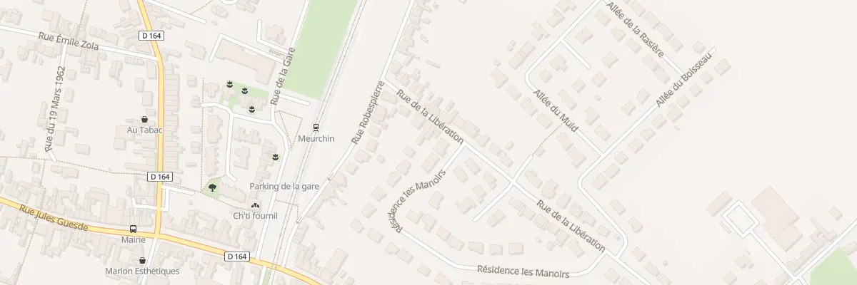 Plan du 10 Rue de la Libération à Meurchin