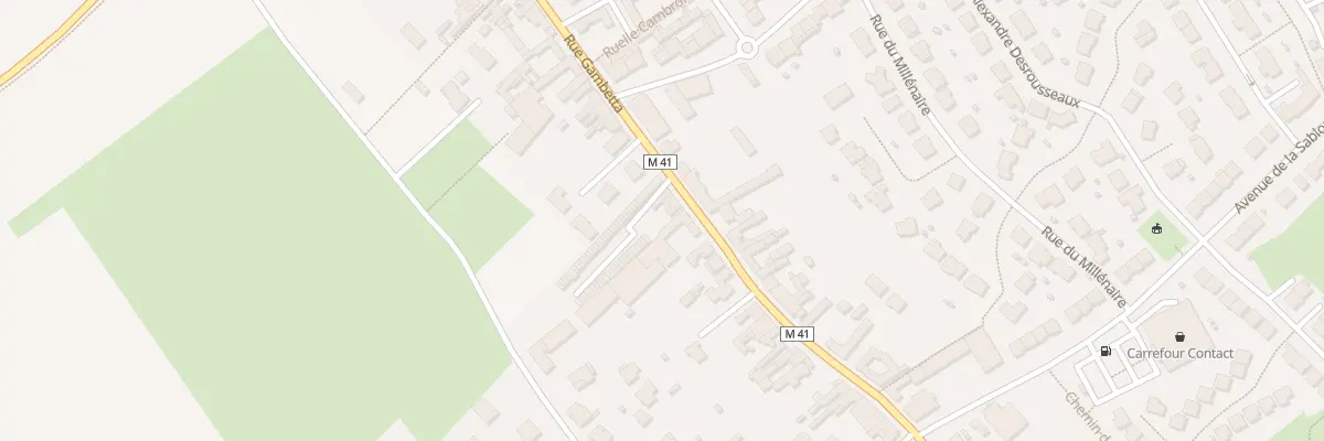 Plan du 457 Rue Gambetta à Sainghin-en-Weppes
