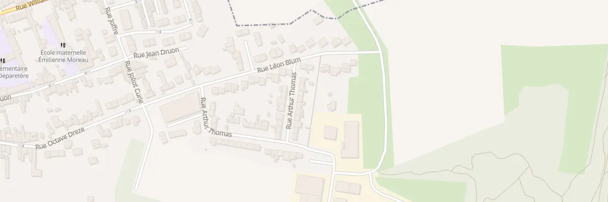 Plan du 46 Rue Thomas à Pont-à-Vendin