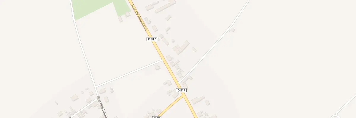 Plan du 6 Rue de Bapaume au Transloy