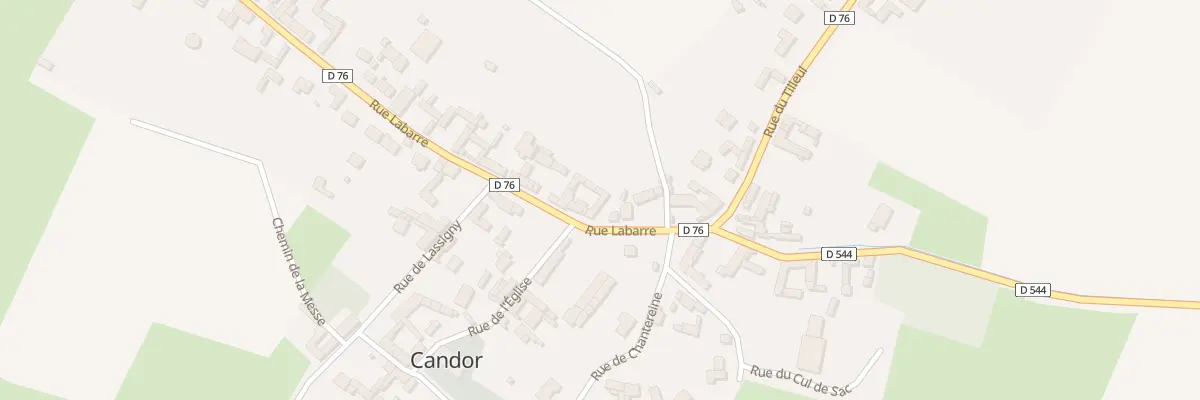 Plan du 2 Rue Labarre à Candor