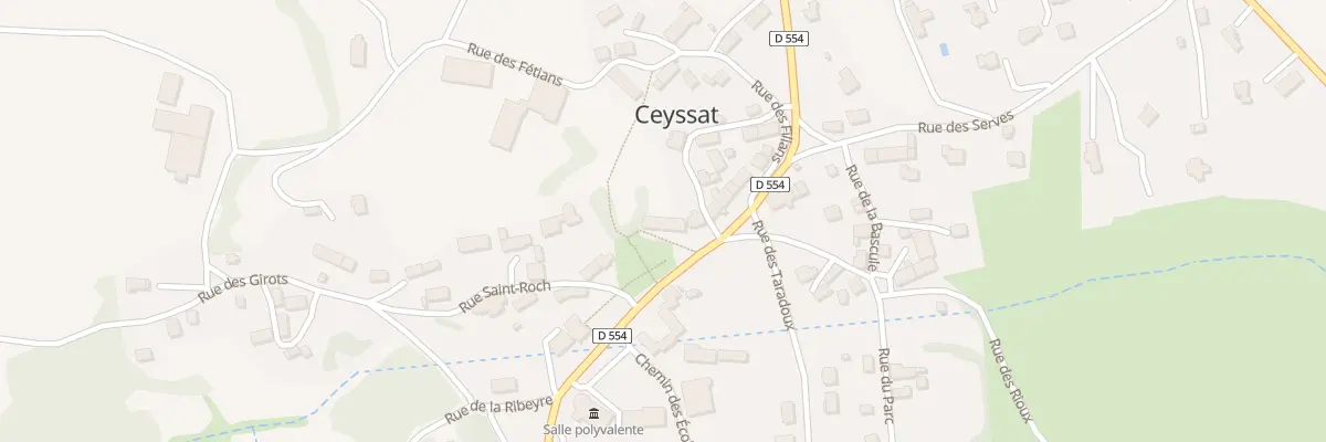 Plan du 5032 Bourg de Ceyssat à Ceyssat
