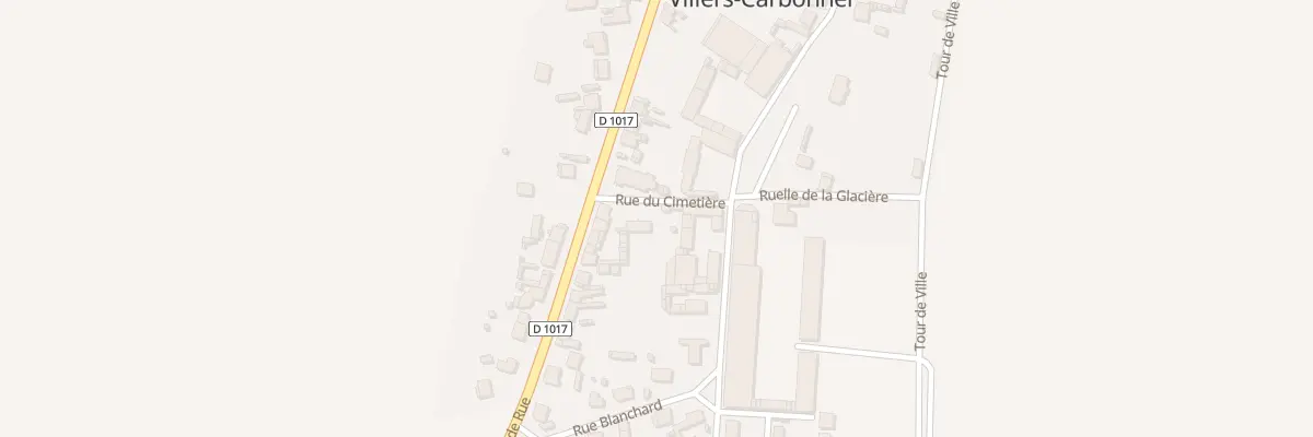 Plan du 1 Rue du Cimetière à Villers-Carbonnel